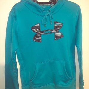 Under armour teal hoodie